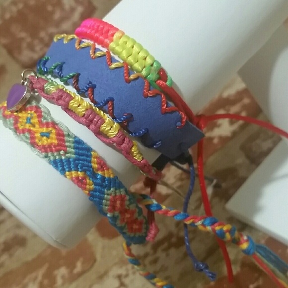 Friendship Bracelets Set of 4 Street Style macrame crochet Swifty - Picture 2 of 6